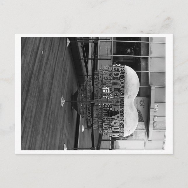 Postal "El lugar donde el corazón está protegido" (Anverso)