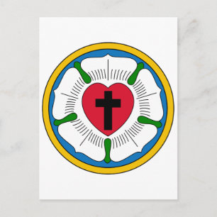 Postal El luteranismo lutero Rosa Martin Luther