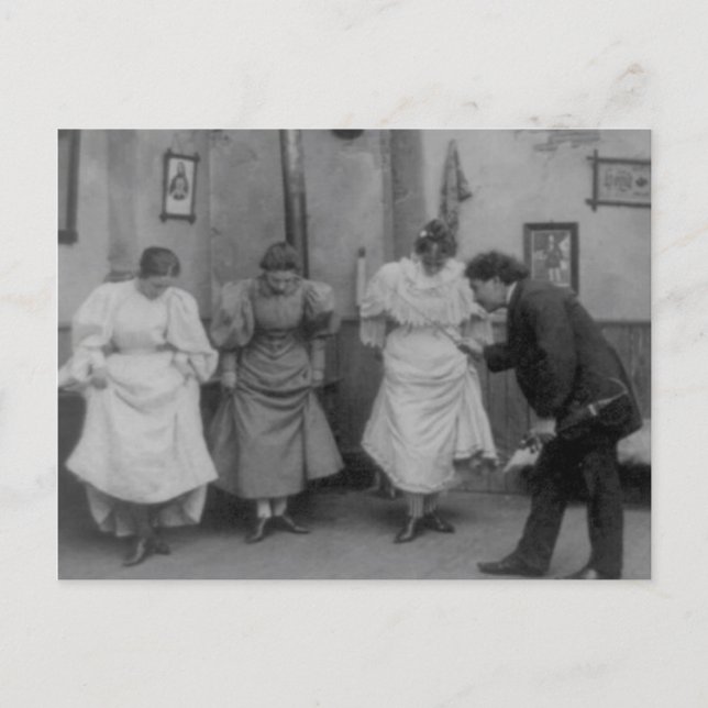 Postal El maestro bailarín (Anverso)