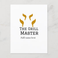 El maestro de la parrilla agregue el nombre de la