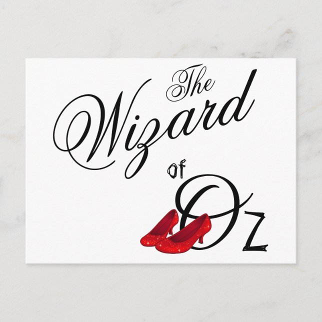 Postal El mago de Oz (Anverso)