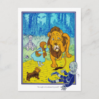 Postal El Mago de Oz: ¡Deberías estar avergonzado!
