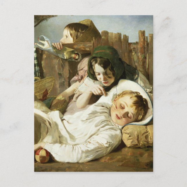 Postal El maltrato (Anverso)