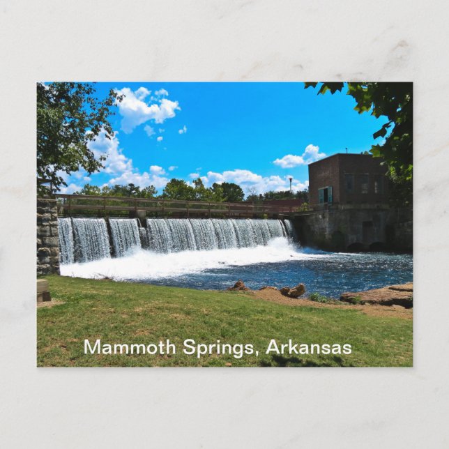 Postal El mamut salta Arkansas (Anverso)