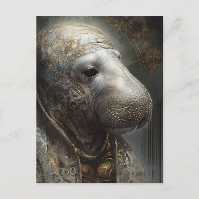 Postal El Manatee (Anverso)