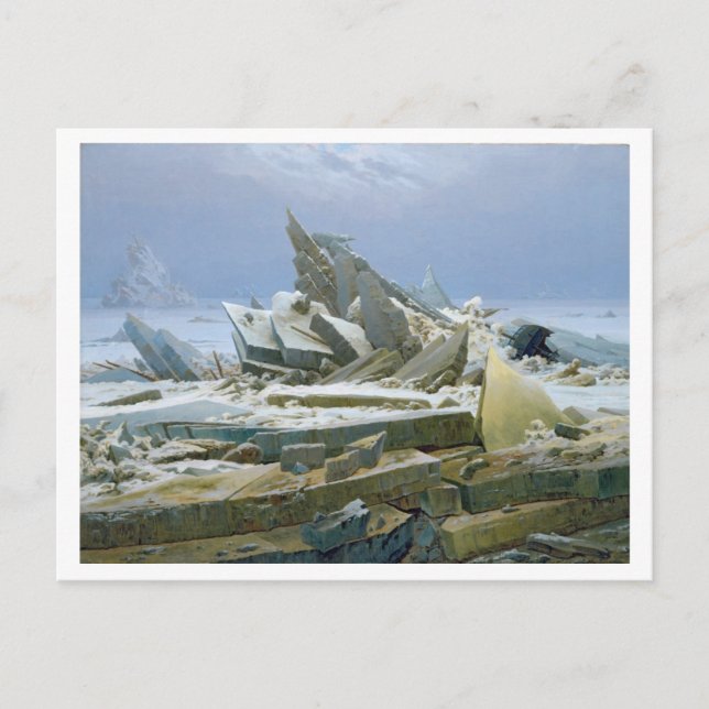 Postal El mar Polar, 1824 (Anverso)