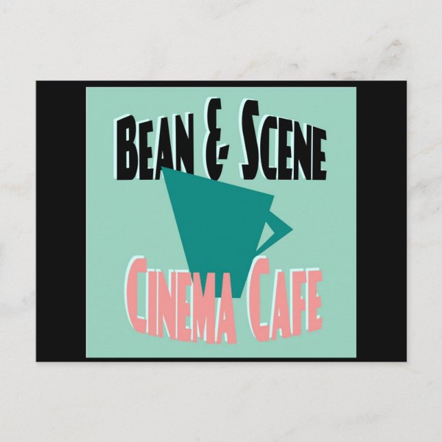 Postal El mar y la escena (Anverso)