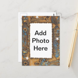 Postal El marco antiguo de la llave maestra añade su