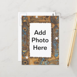 Postal El marco antiguo de la llave maestra añade su