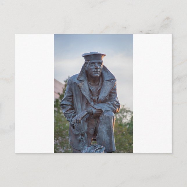 Postal El marinero solitario (Anverso)