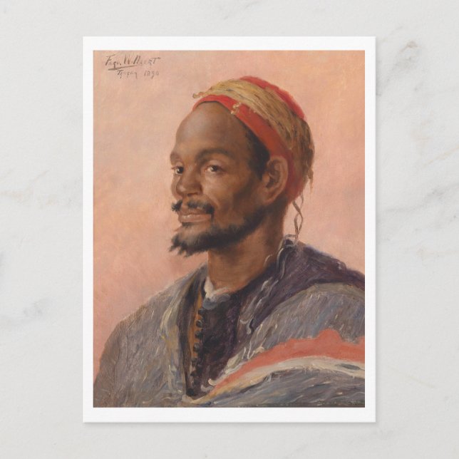 Postal El marroquí de Ferdinand Willaert (Anverso)