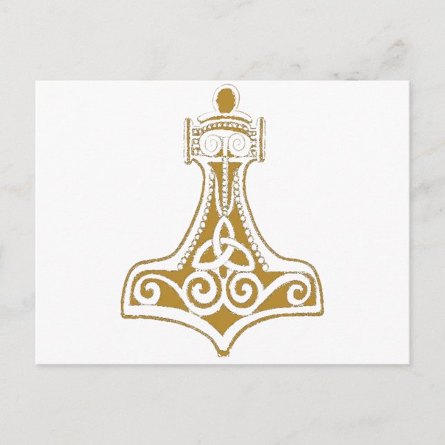Postal El martillo de Thor (Anverso)