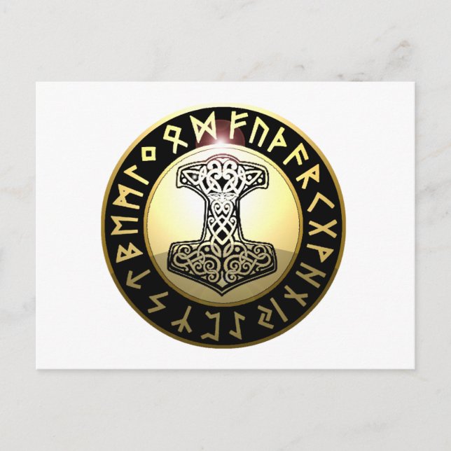 Postal El martillo de Thor (Anverso)