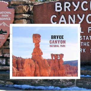 Postal El martillo de Thor Hoodoo Parque Nacional Bryce C