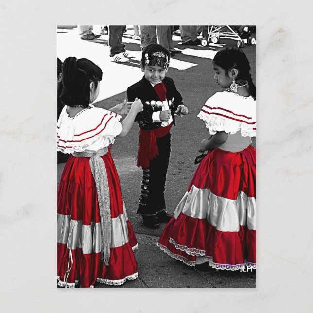 Postal El Matador y dos flores, JLH (Anverso)