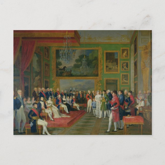 Postal El matrimonio de Eugene de Beauharnais (Anverso)