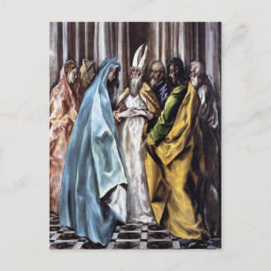 Postal 'El matrimonio de la Virgen'