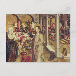 Postal El matrimonio en Cana, c.1500