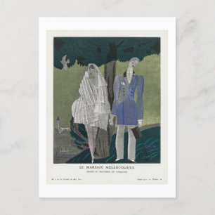 Postal El matrimonio melancólico, Charles Martin