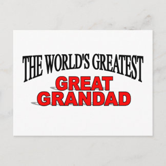 Postal El mayor abuelo del mundo