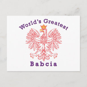 Postal El mayor águila de Babcia del mundo