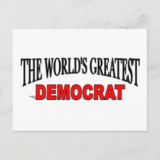 Postal El mayor demócrata del mundo