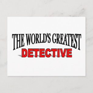 Postal El mayor detective del mundo