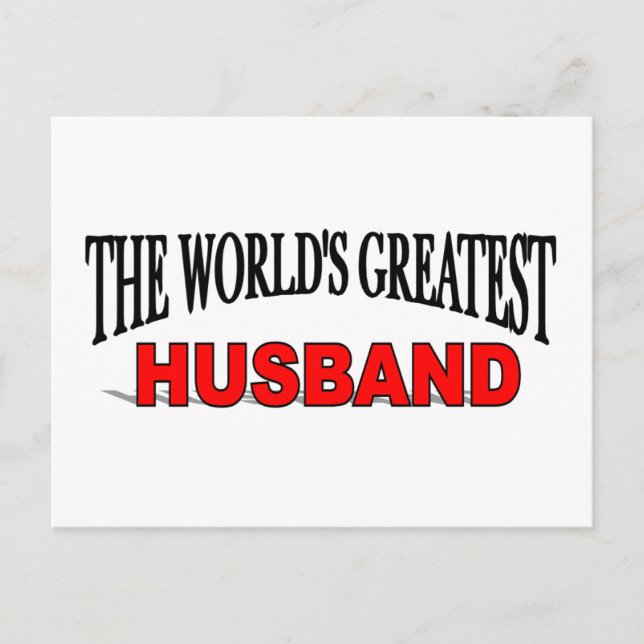 Postal El mayor esposo del mundo (Anverso)