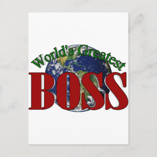 Postal El mayor jefe del mundo