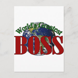 Postal El mayor jefe del mundo
