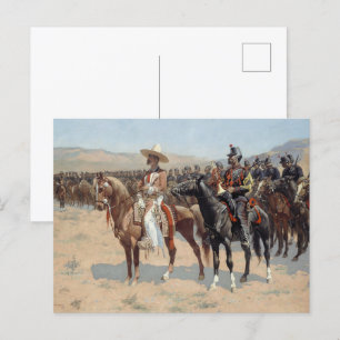 Postal El mayor mexicano por Frederic Remington