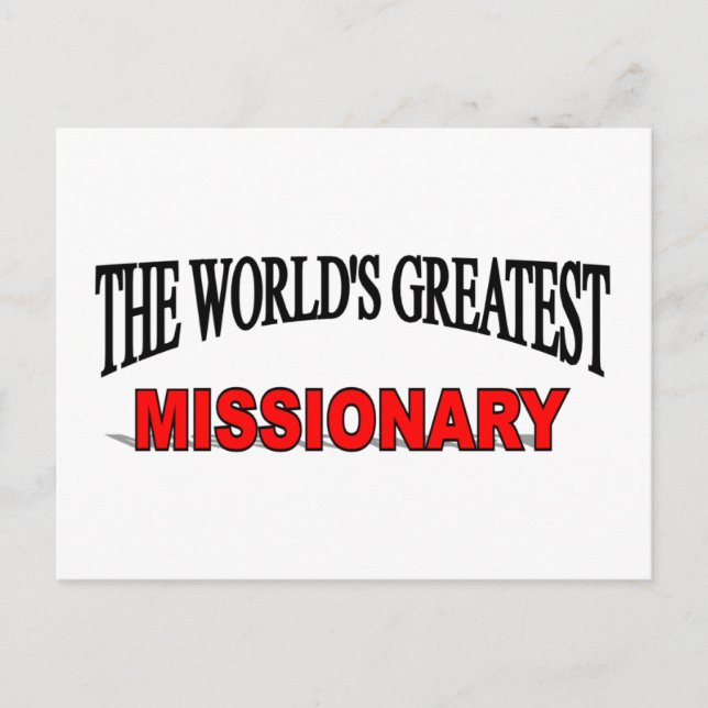 Postal El mayor misionero del mundo (Anverso)