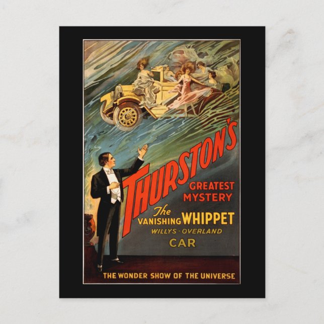 Postal El mayor misterio de Thurston (Anverso)