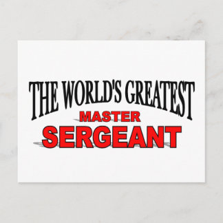 Postal El mayor sargento mayor del mundo