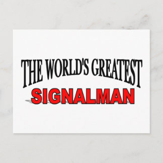 Postal El mayor signalman del mundo