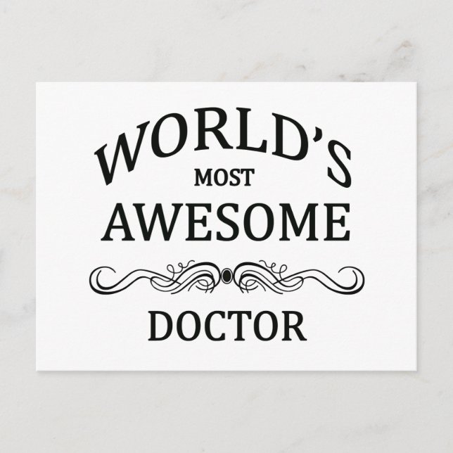 Postal El Médica más asombroso del mundo (Anverso)