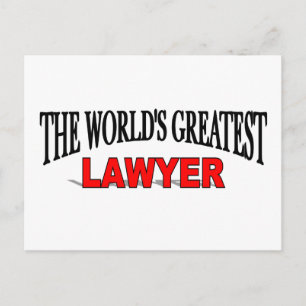 Postal El mejor abogado del mundo