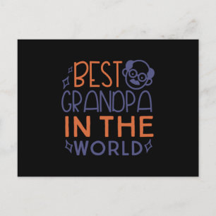 Postal El mejor abuelo del mundo