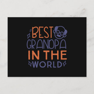 Postal El mejor abuelo del mundo