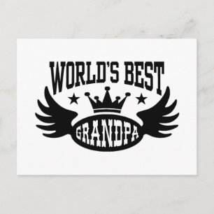 Postal El mejor abuelo del mundo