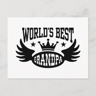 Postal El mejor abuelo del mundo