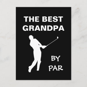 Postal El Mejor Abuelo Por Golf Abuelo Golfista Chiste