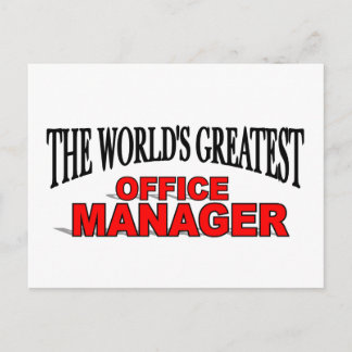 Postal El mejor administrador de oficinas del mundo