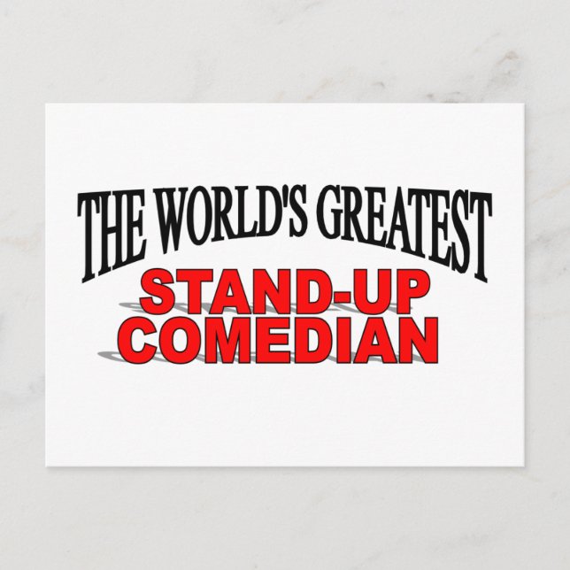 Postal El mejor comediante del mundo (Anverso)