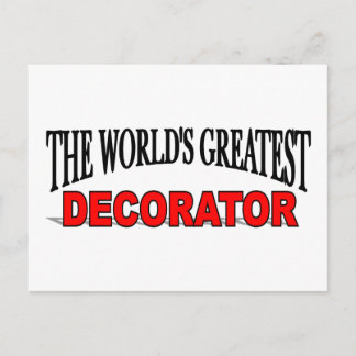 Postal El mejor decorador del mundo