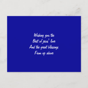 Postal El mejor del amor de Jesús