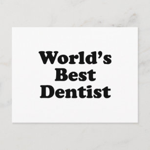 Postal El mejor dentista del mundo