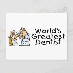 Postal El mejor dentista del mundo