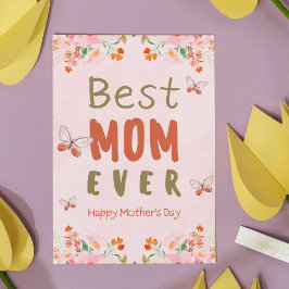 Postal El mejor día de la madre