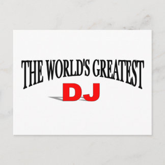 Postal El mejor DJ del mundo